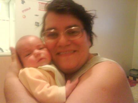 Photo avec ma mamie